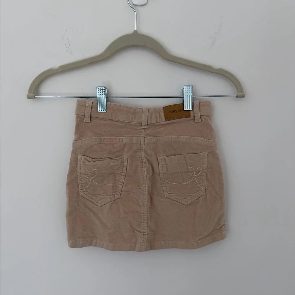 🤍Mayoral Corduroy Mini Skirt✨ Girls Size 7